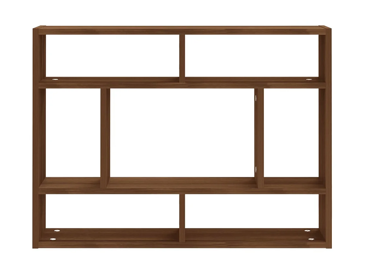 Étagère murale Chêne marron 75x16x55 cm Bois d'ingénierie OFR23926 BonneVie Meuble