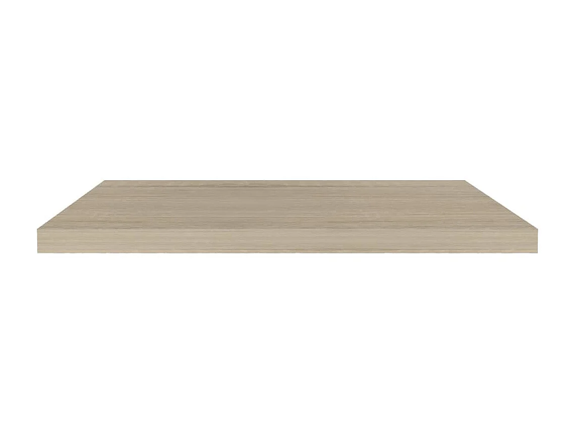 Étagère murale murale chêne 80x23,5x3,8 cm MDF OFR73038 BonneVie Meuble