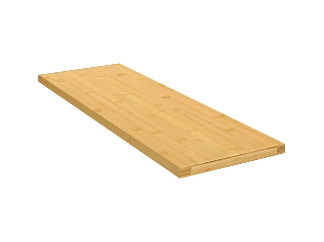 Étagère murale 60x20x1,5 cm bambou OFR18141 BonneVie Meuble