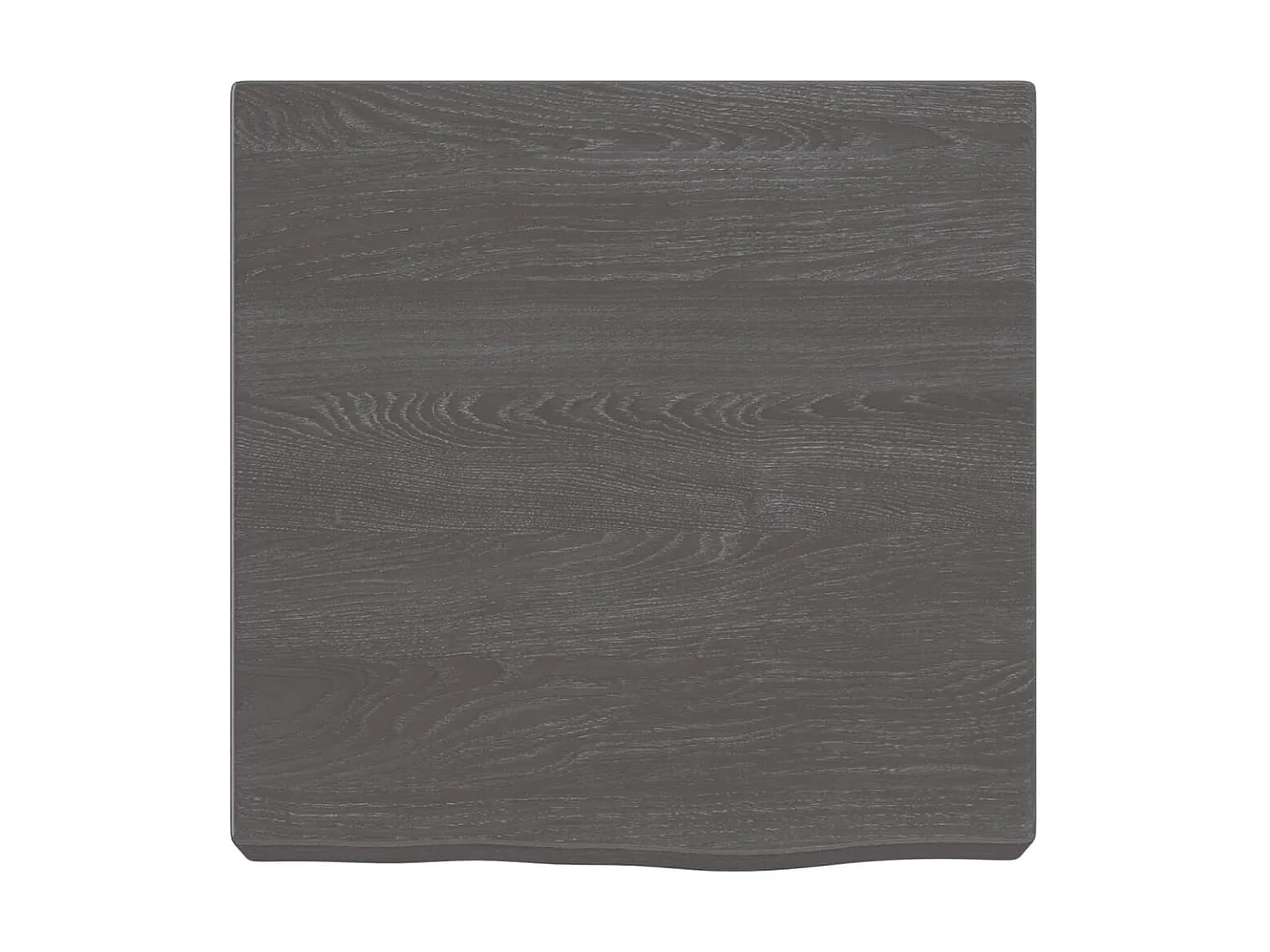 Étagère murale marron foncé bois chêne massif traité OFR48792 BonneVie Meuble