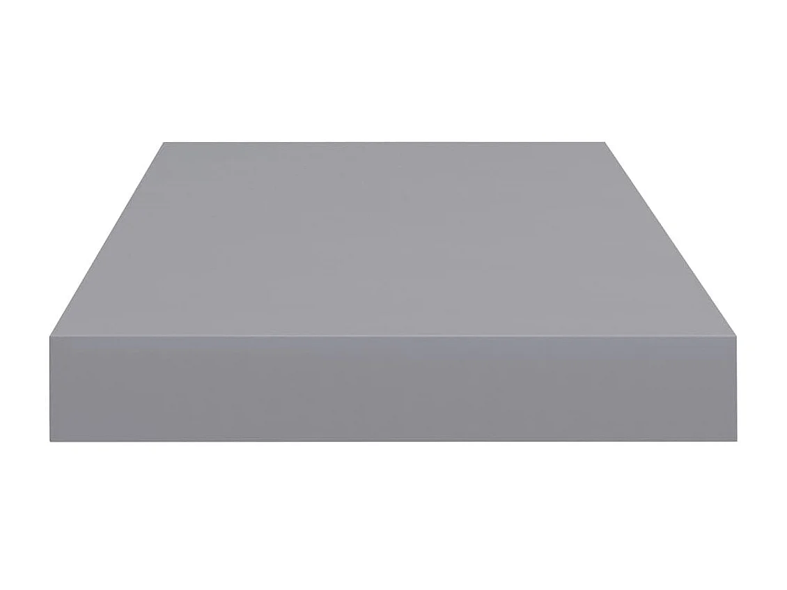 Étagères murales murales 2 pcs gris 50x23x3,8 cm MDF OFR19933 BonneVie Meuble