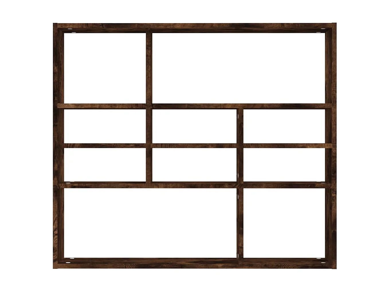 Étagère murale Chêne fumé 90x16x78 cm Bois d'ingénierie OFR88147 BonneVie Meuble