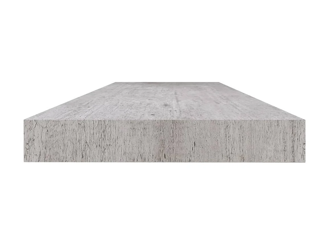 Étagère murale murale Gris béton 120x23,5x3,8 cm MDF OFR74771 BonneVie Meuble