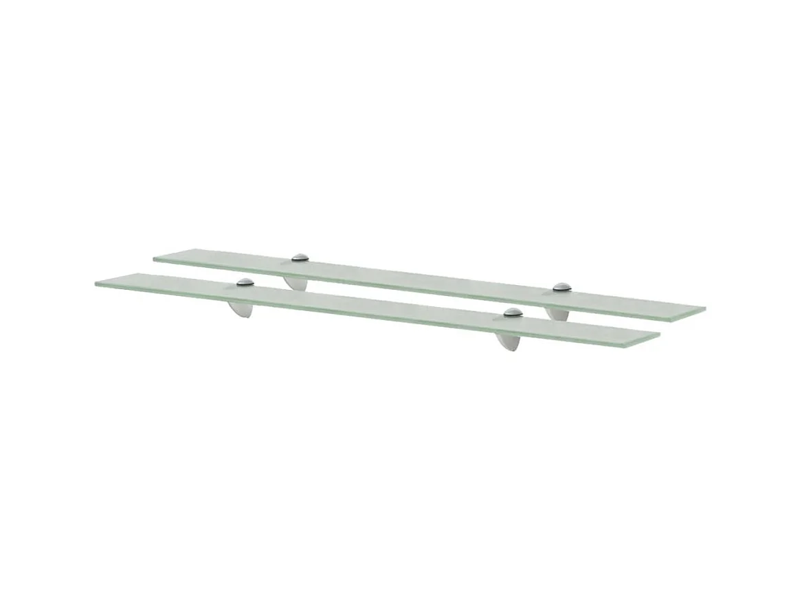 Étagères murales 2 pcs Verre 90 x 20 cm 8 mm OFR98483 BonneVie Meuble