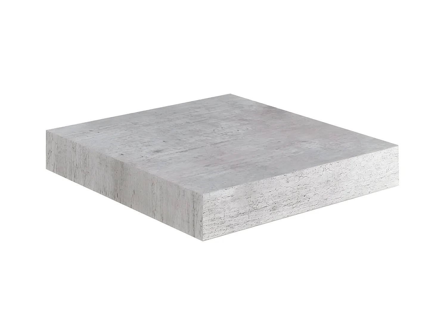 Wandschappen 4 st zwevend 23x23,5x3,8 cm MDF betongrijs NL219553