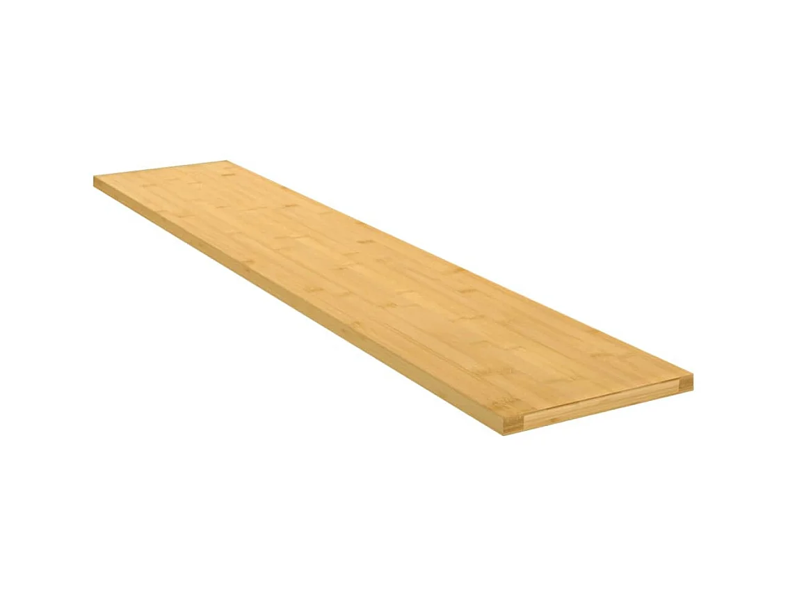 Étagère murale 100x20x1,5 cm bambou OFR63517 BonneVie Meuble