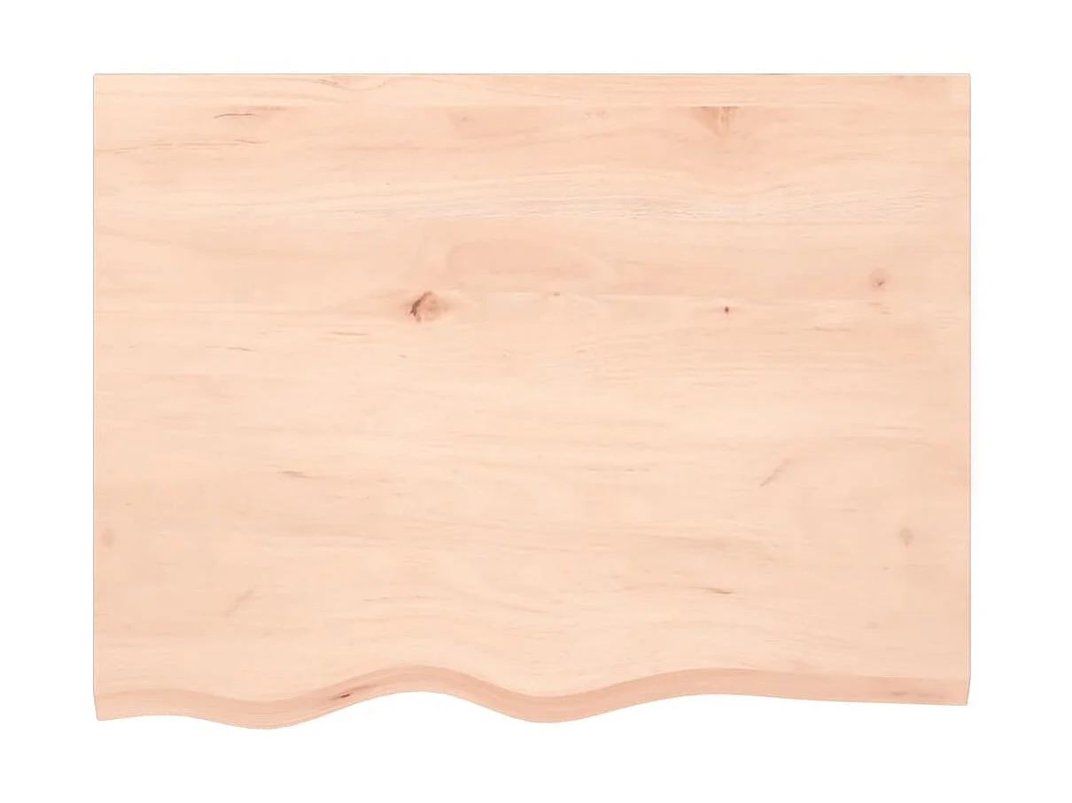 Prateleira de parede 80x60x(2-4) cm carvalho maciço não tratado PT942744