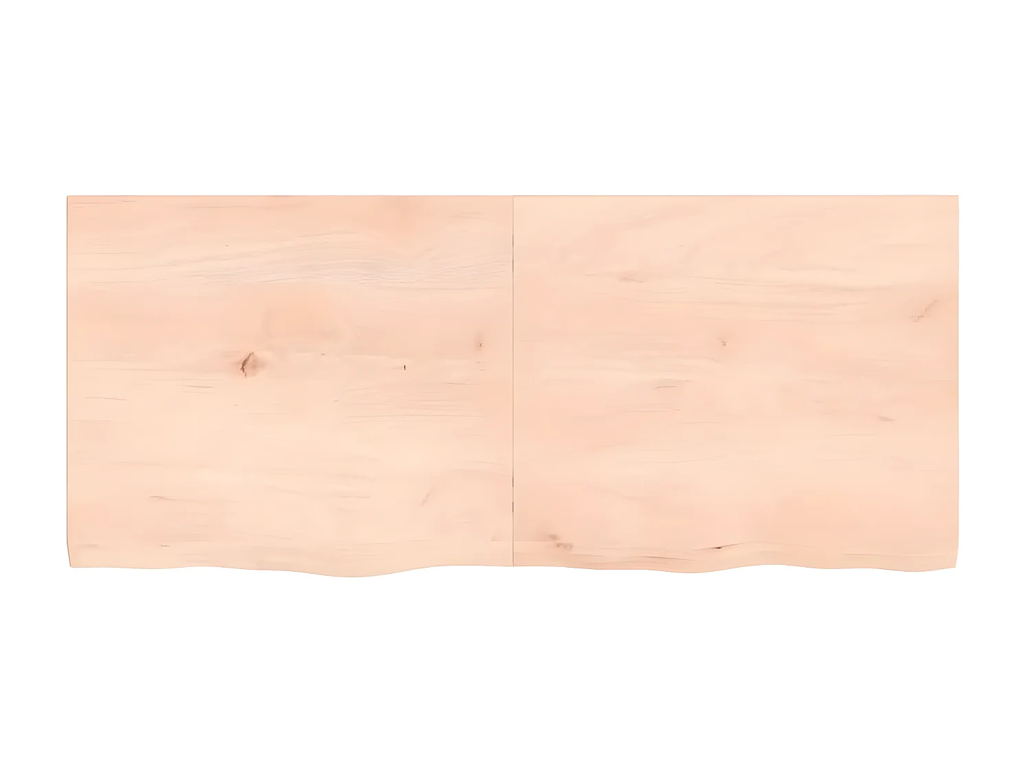 Étagère murale 140x60x(2-4) cm bois de chêne massif non traité OFR30192 BonneVie Meuble