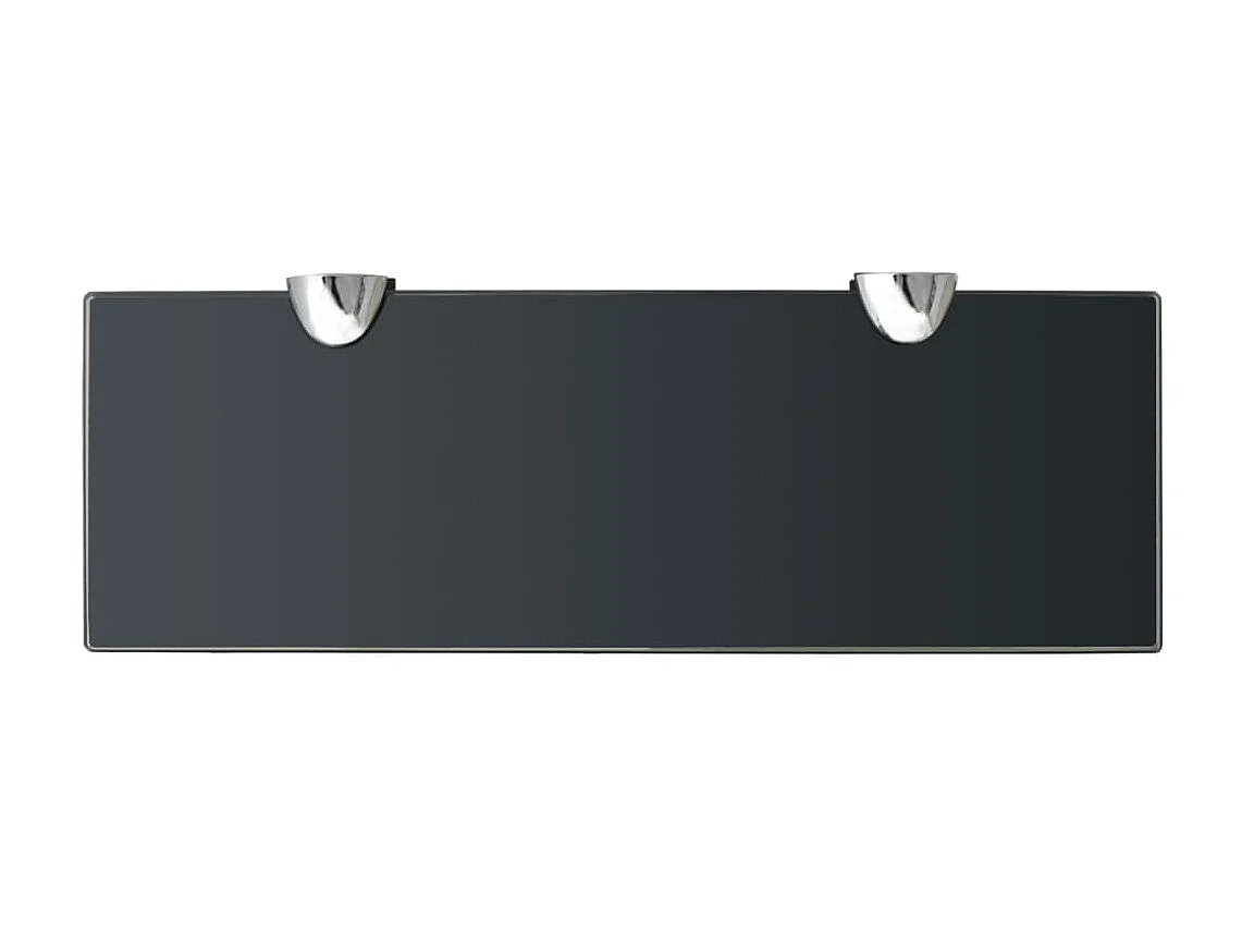 Estantes de pared 2 unidades vidrio 8 mm 30x10 cm ES32662