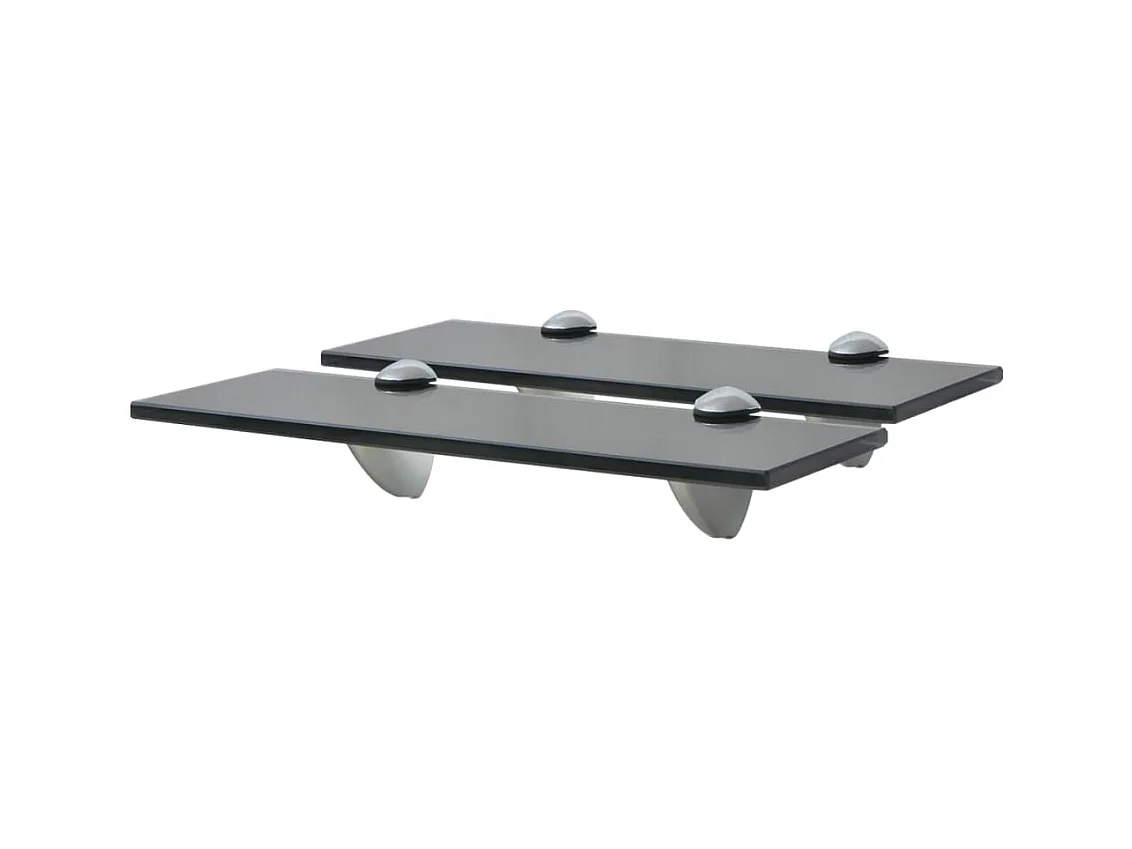 Étagères murales 2 pcs Verre 30 x 10 cm 8 mm OFR36863 BonneVie Meuble