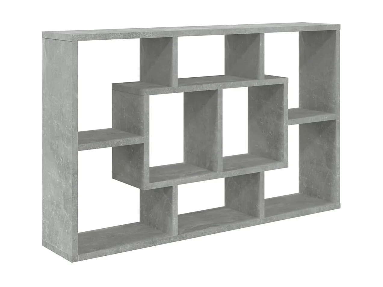 Étagère murale Gris béton 85x16x52,5 cm Bois d'ingénierie SDD48295 BonneVie Meuble