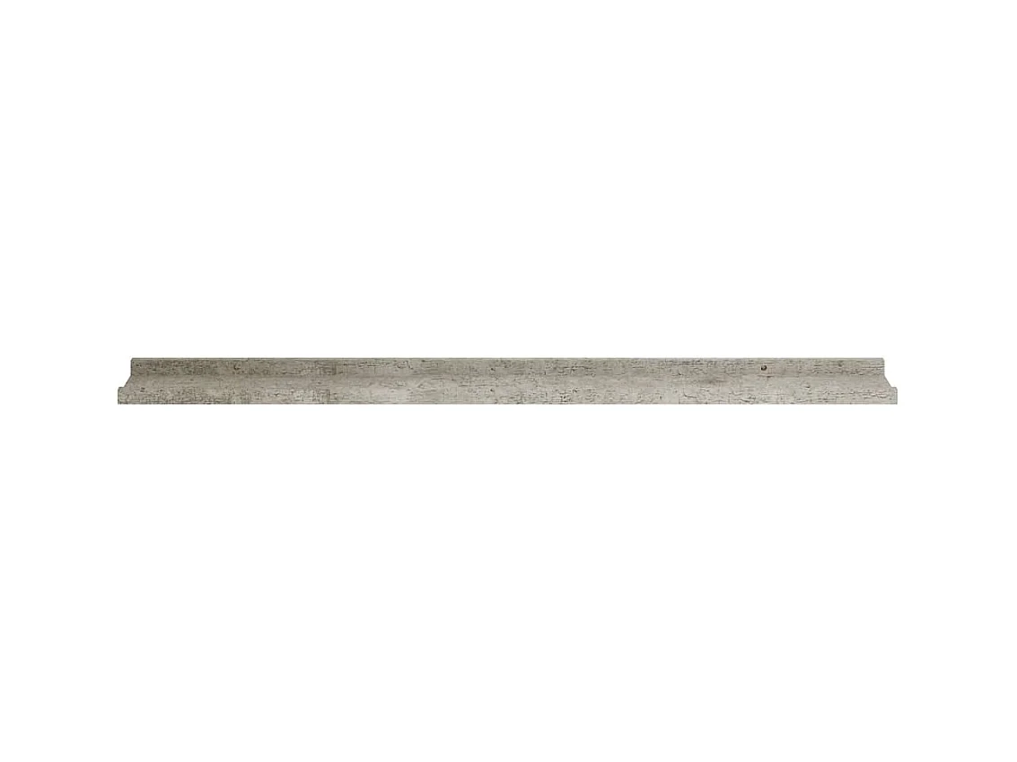 Étagères murales 4 pcs Gris béton 100x9x3 cm OFR70809 BonneVie Meuble