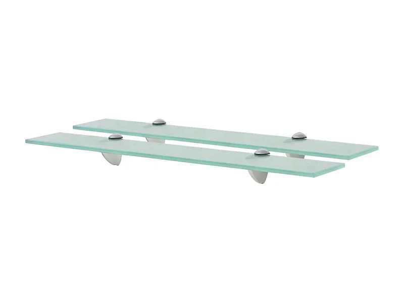 Prateleiras flutuantes 2 pcs vidro 60x20 cm 8 mm PT791341