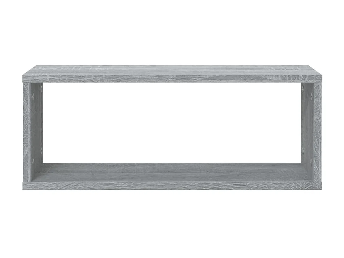 Étagères murales cube 6 pcs Sonoma gris 60x15x23 cm Bois OFR24674 BonneVie Meuble