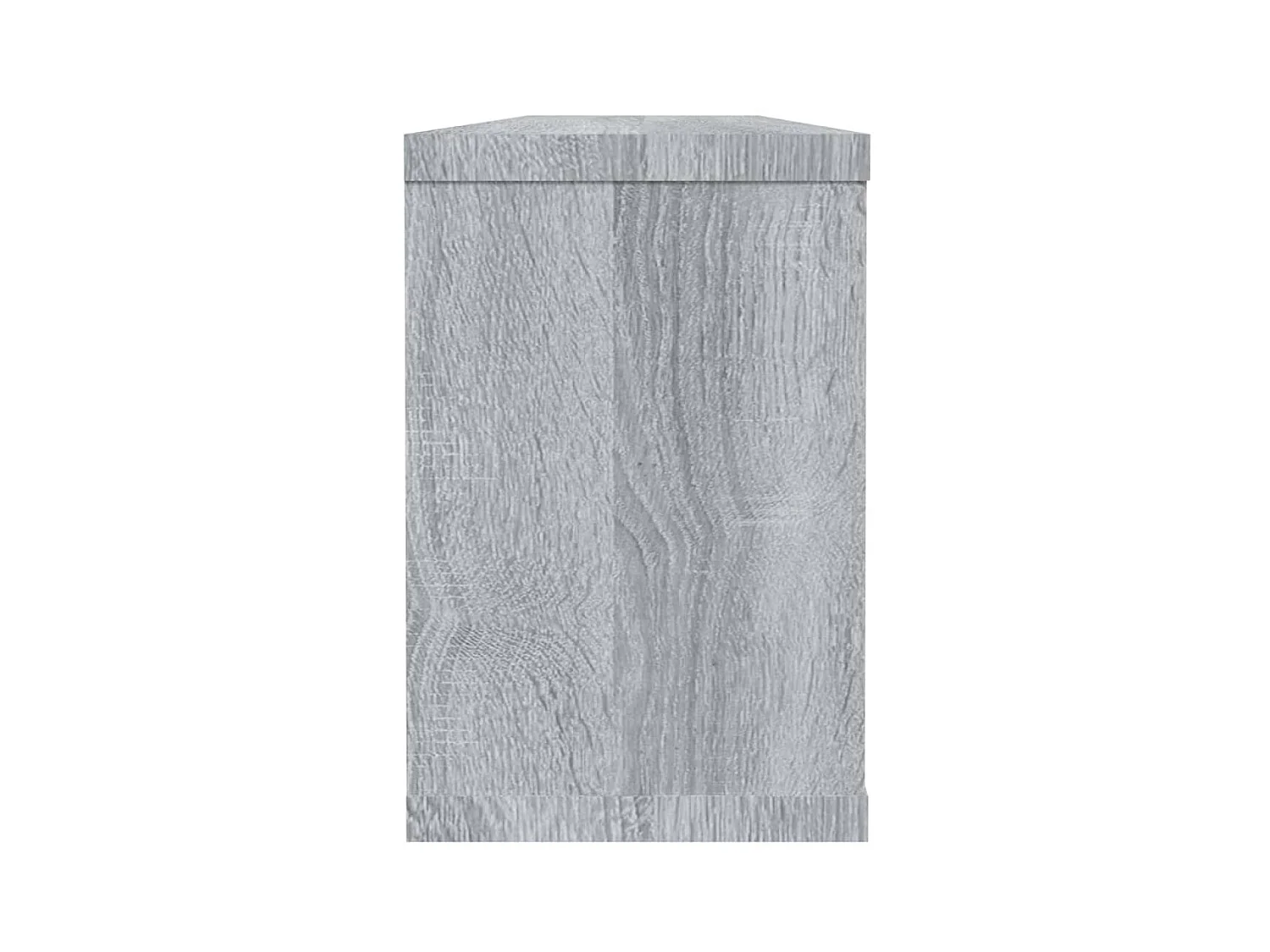 6 Pz Mensole Cubo Muro Grigio Sonoma 60x15x23 cm in Multistrato CFW50374