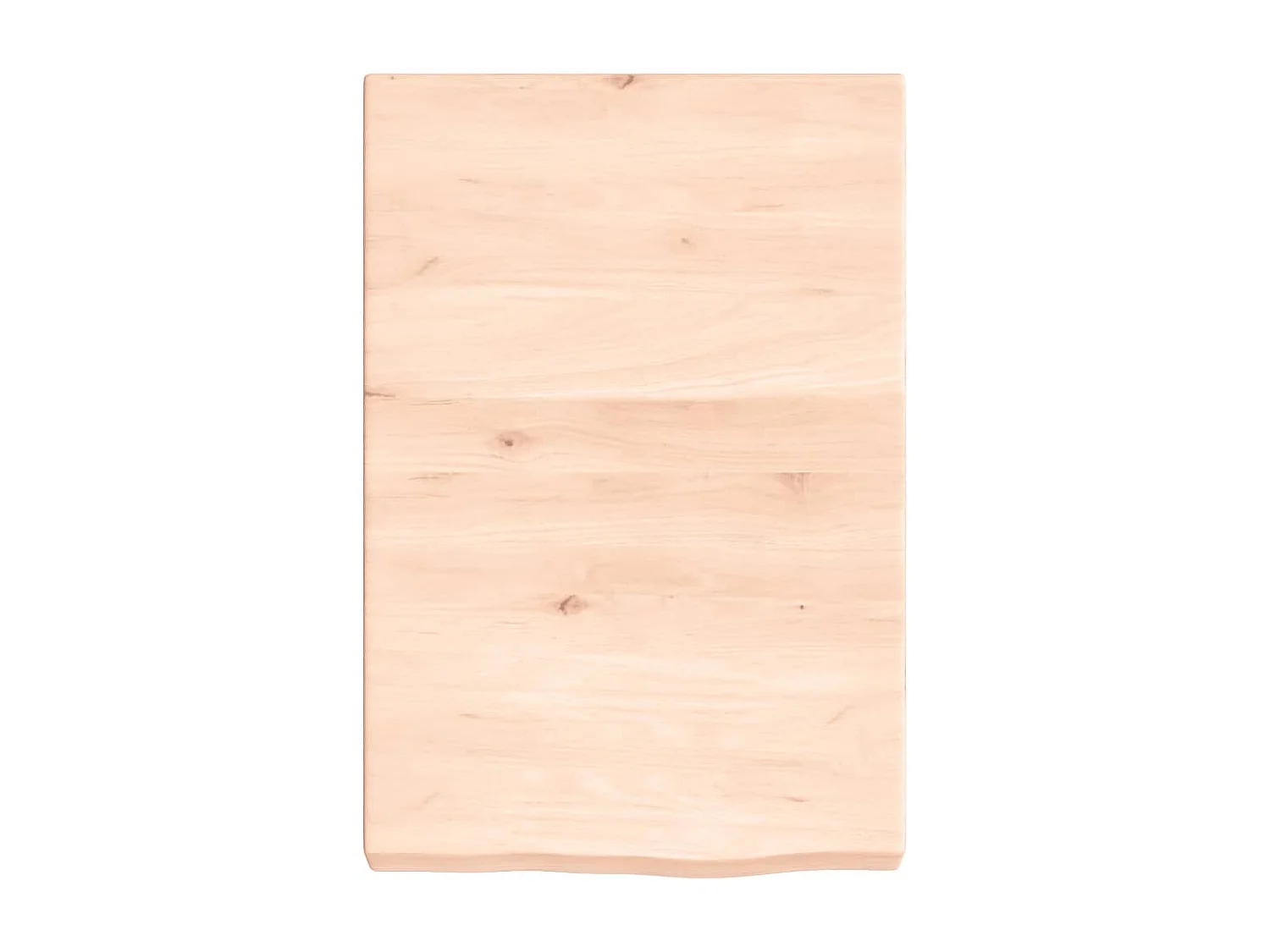 Wandschap 40x60x(2-6) cm onbehandeld massief eikenhout NL798033