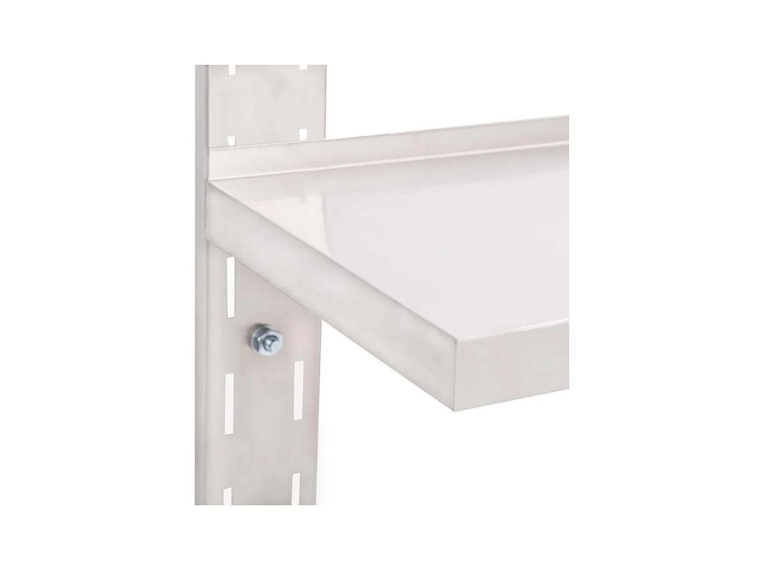 Étagère murale à 2 niveaux Acier inoxydable 150x30 cm OFR66541 BonneVie Meuble