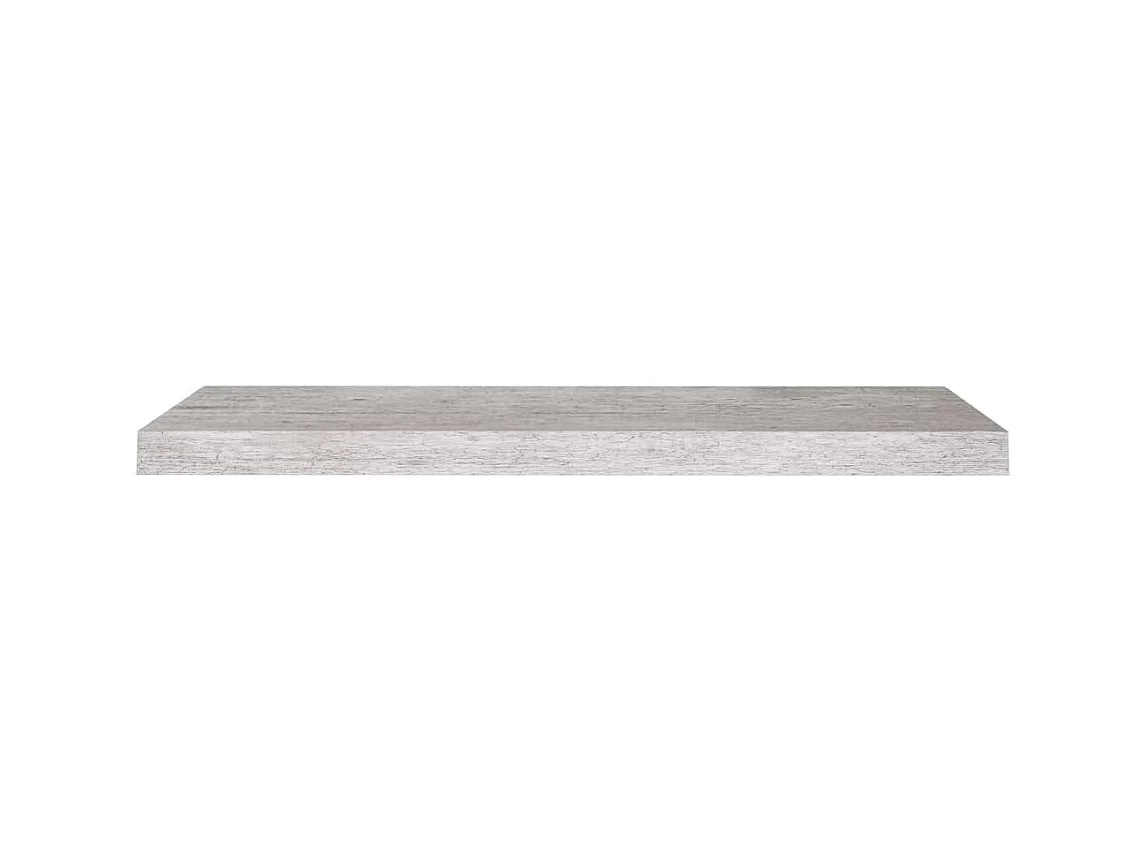 Wandschappen zwevend 2 st 80x23,5x3,8 cm MDF betongrijs NL697689