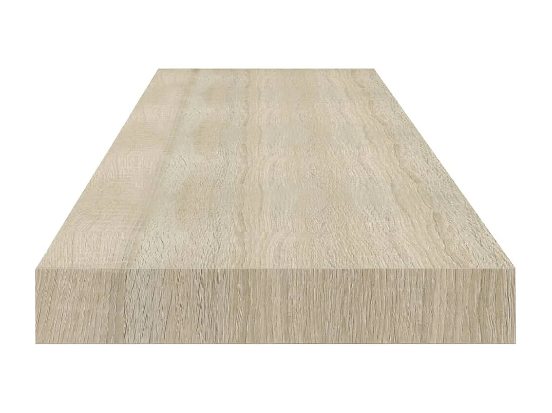 Étagère murale murale chêne 90x23,5x3,8 cm MDF OFR20889 BonneVie Meuble