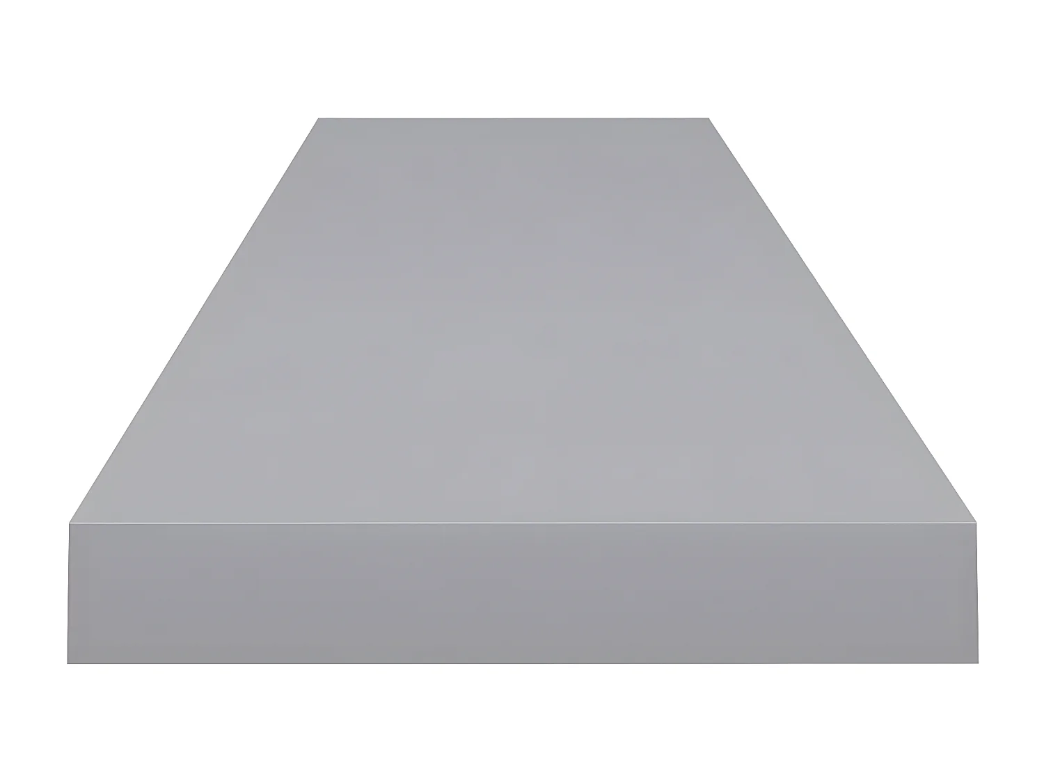 Estantes de pared pared 4 MDF gris 120x23,5x3,8 cm ES99744