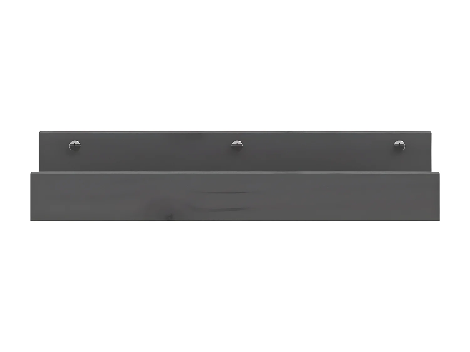 Étagères murales 2 pcs Gris 50x12x9 cm Bois de pin massif OFR71610 BonneVie Meuble