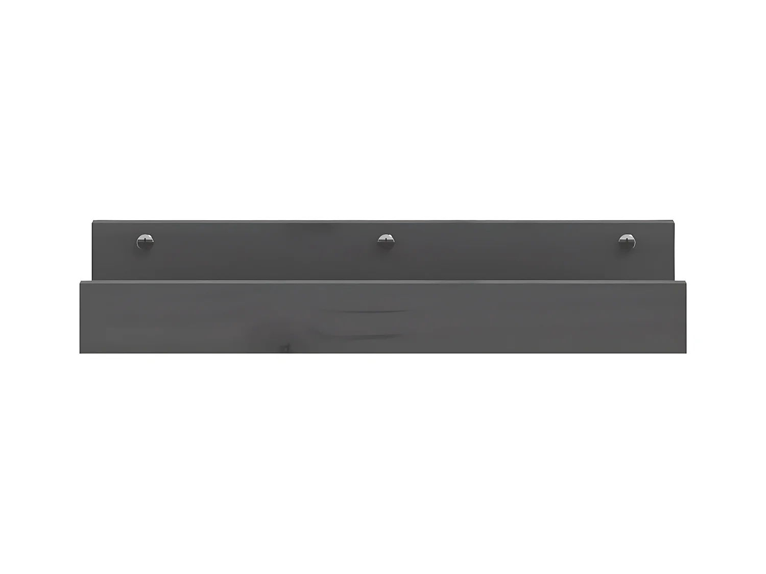 Wandschappen 2 st 50x12x9 cm massief grenenhout grijs NL635034