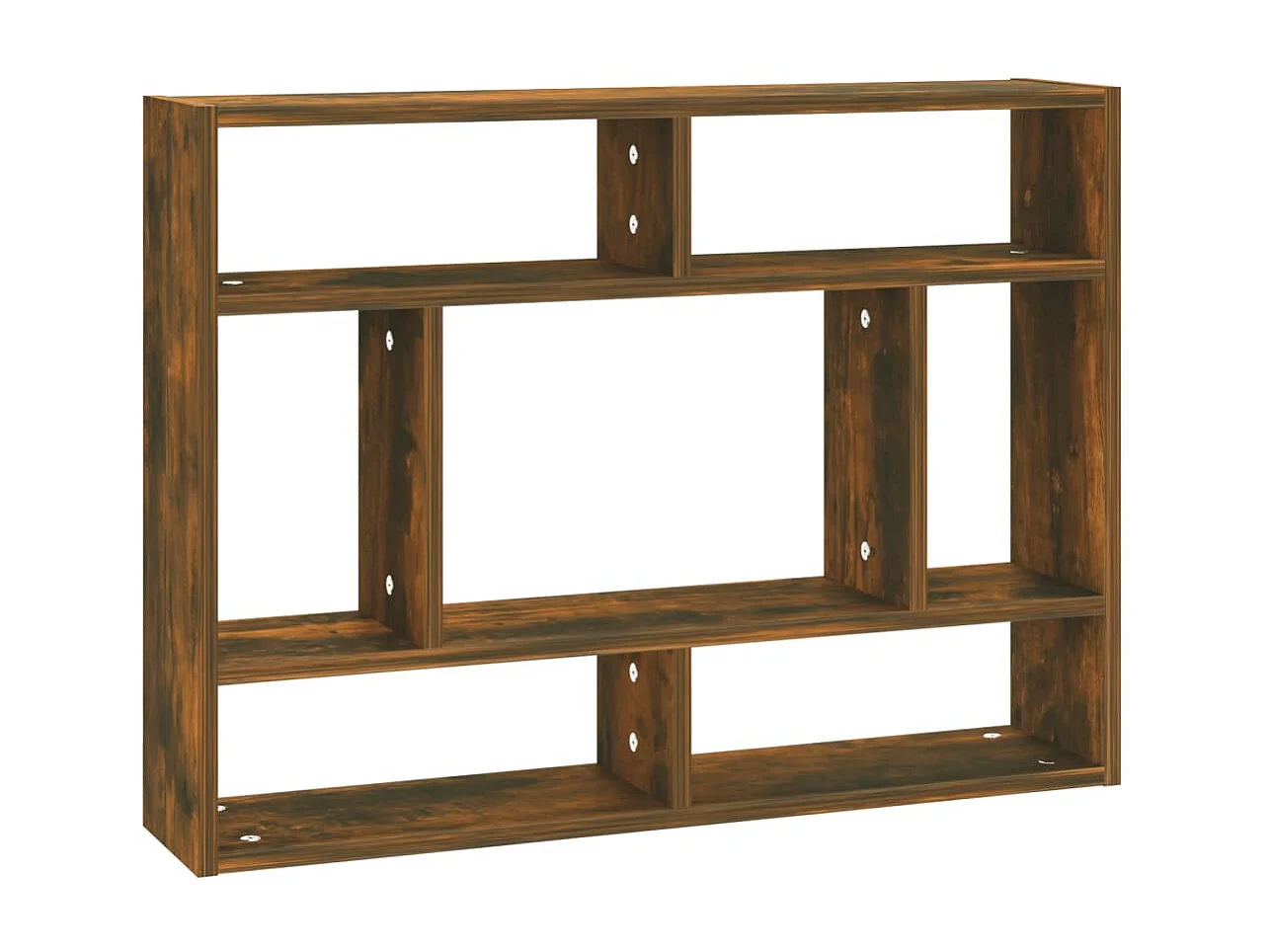 Étagère murale Chêne fumé 75x16x55 cm Bois d'ingénierie OFR77270 BonneVie Meuble