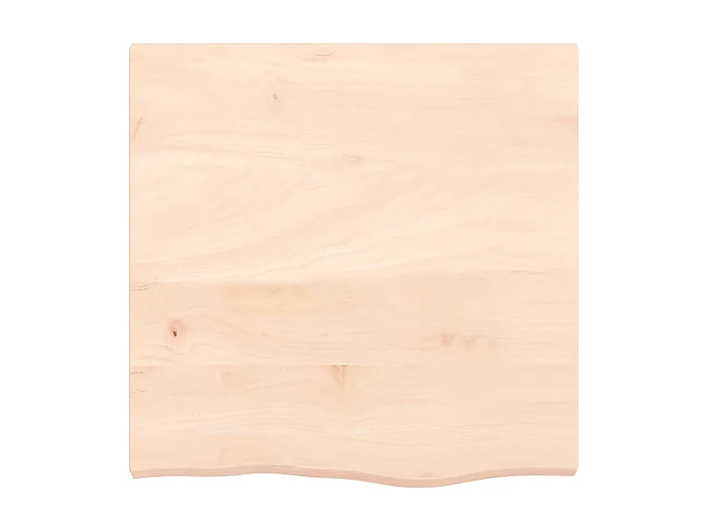 Étagère murale 60x60x(2-4) cm bois de chêne massif non traité OFR65819 BonneVie Meuble