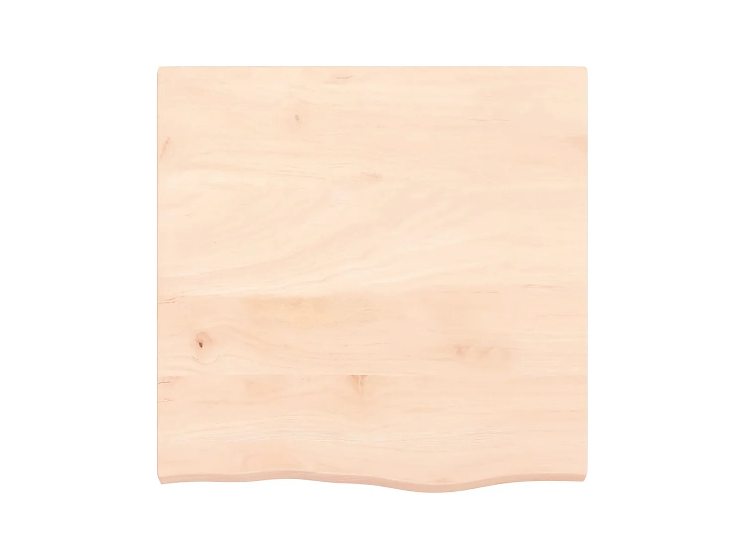 Étagère murale 60x60x(2-4) cm bois de chêne massif non traité OFR65819 BonneVie Meuble