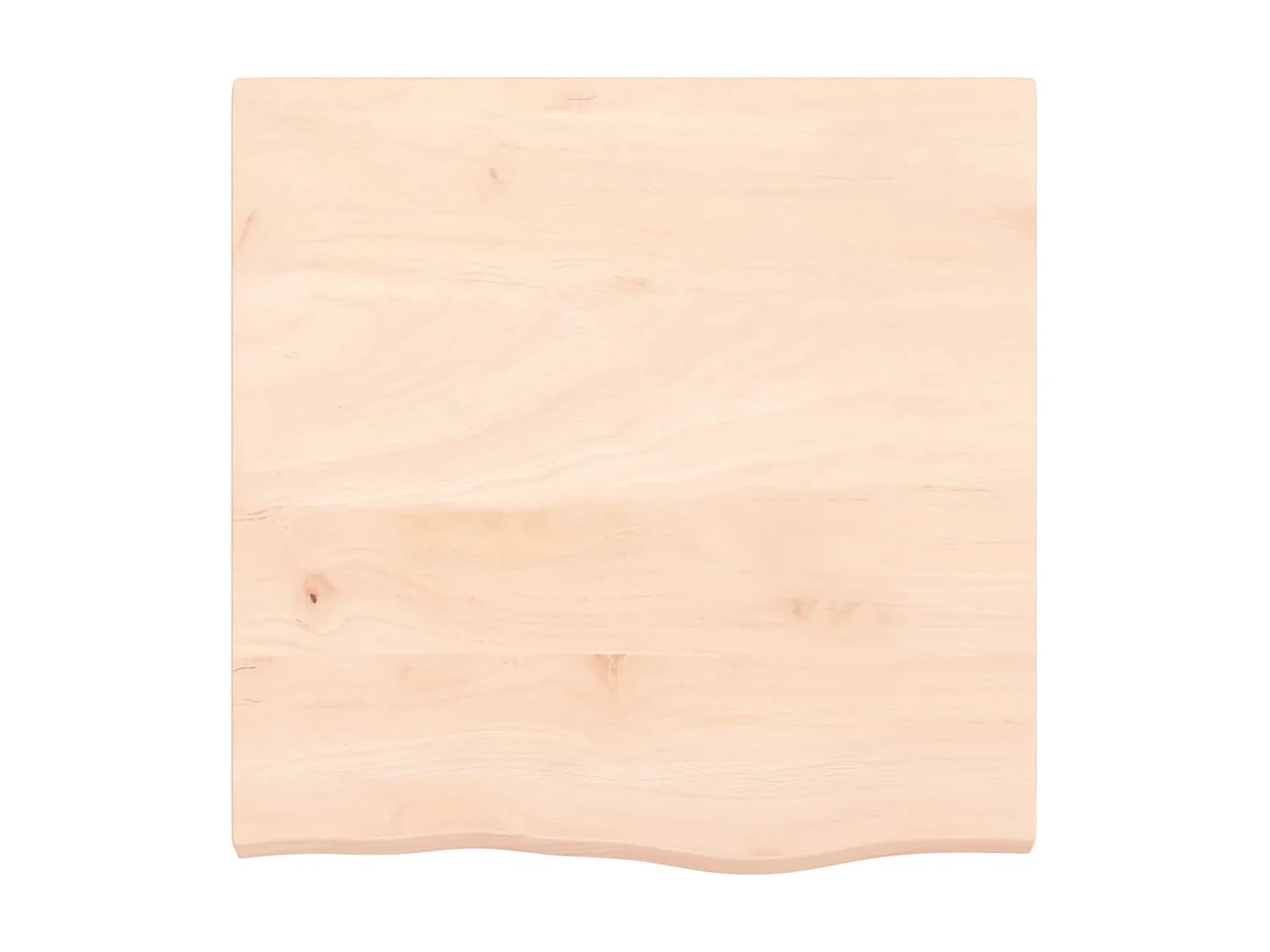 Étagère murale 60x60x(2-4) cm bois de chêne massif non traité OFR65819 BonneVie Meuble