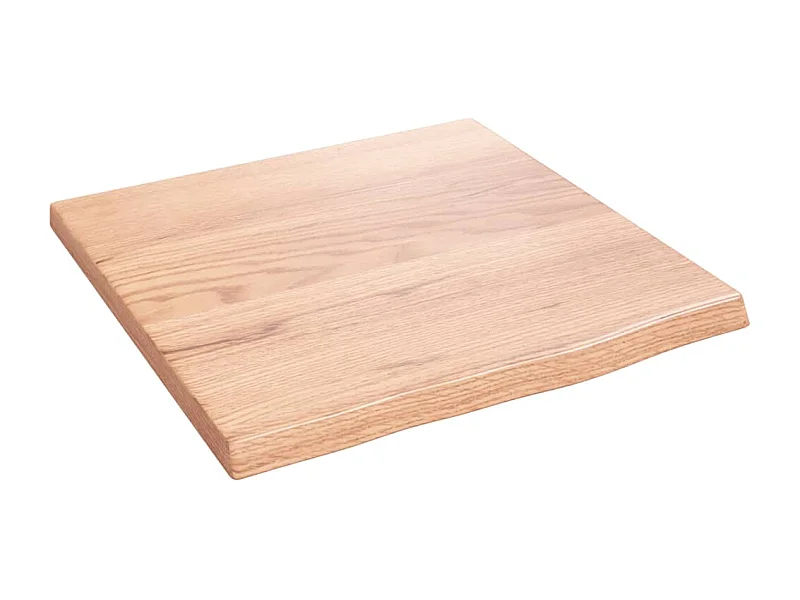 Estante de pared madera de roble tratada marrón claro 40x40x2cm ES42521