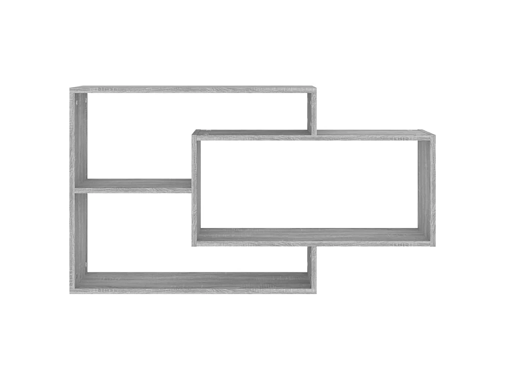 Étagère murale Sonoma gris 104x20x58,5 cm Bois ingénierie OFR25664 BonneVie Meuble
