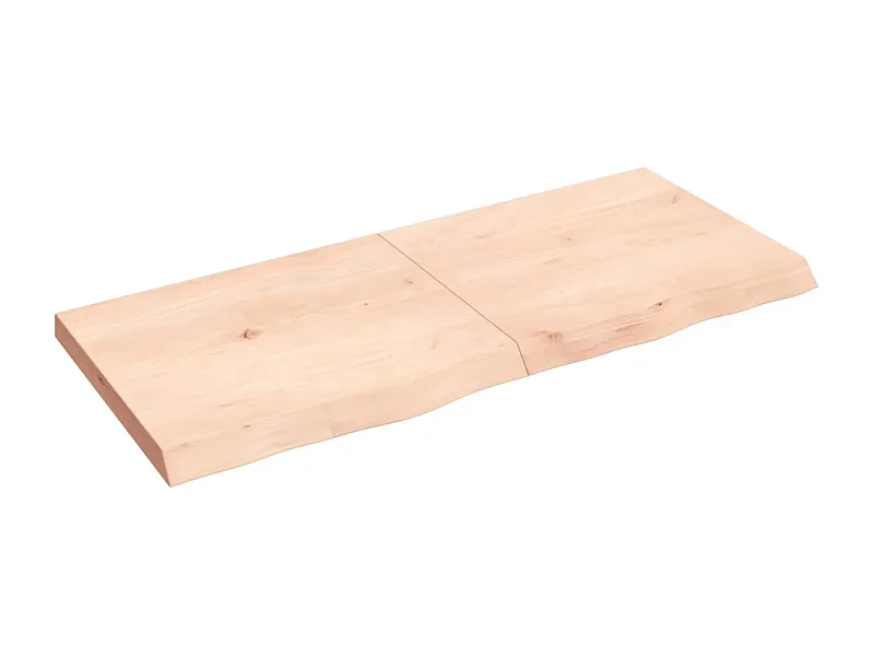 Étagère murale 140x60x(2-6) cm bois de chêne massif non traité OFR78075 BonneVie Meuble