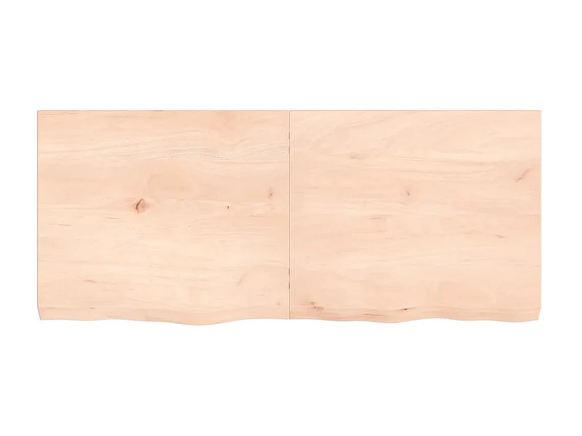 Étagère murale 140x60x(2-6) cm bois de chêne massif non traité OFR78075 BonneVie Meuble