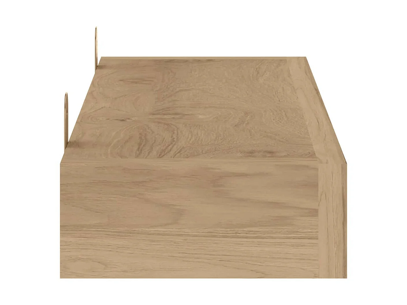 Prateleiras de parede 2 pcs 110x15x4 cm madeira de teca maciça PT121371