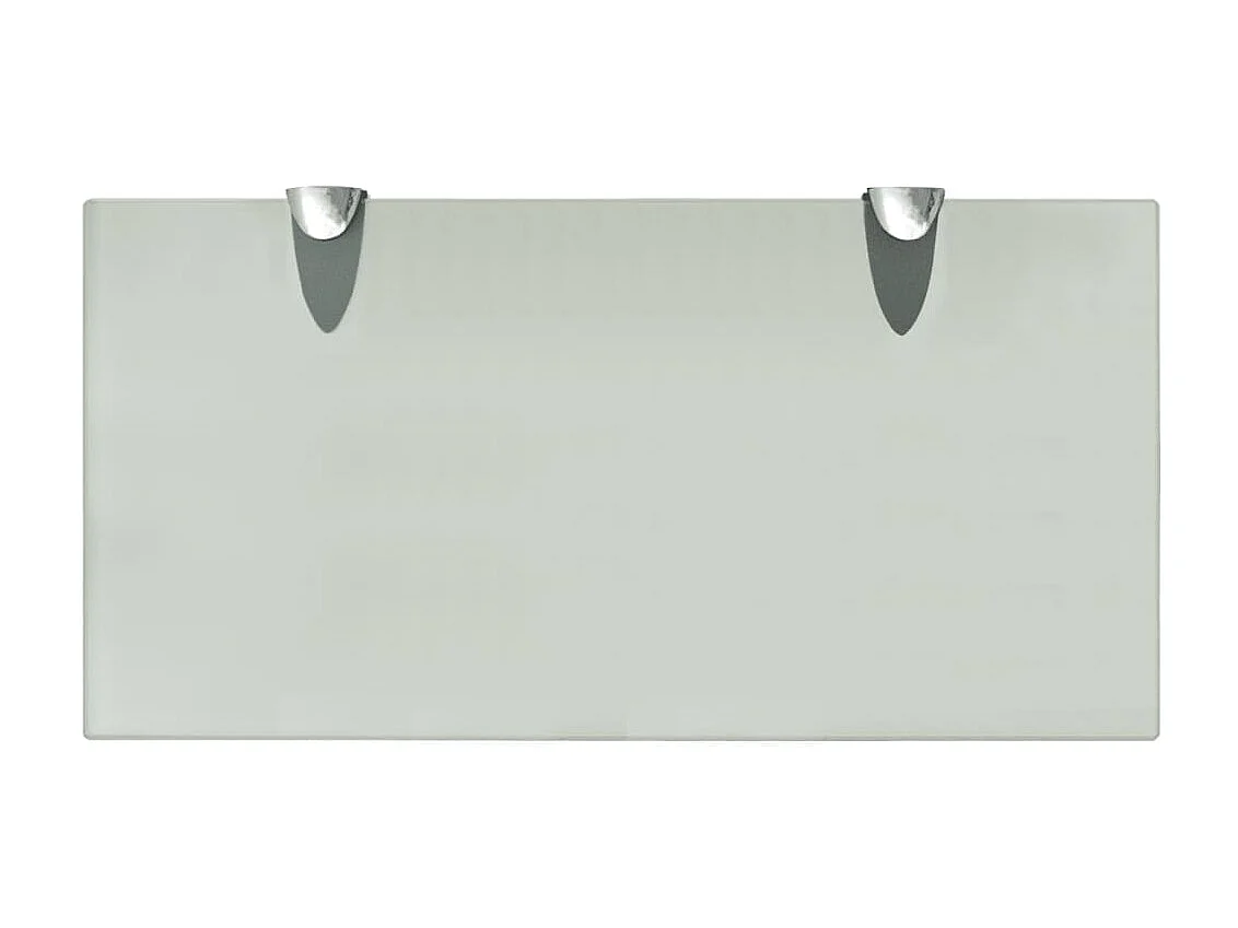 Prateleira flutuante vidro 40x20 cm 8 mm PT923760