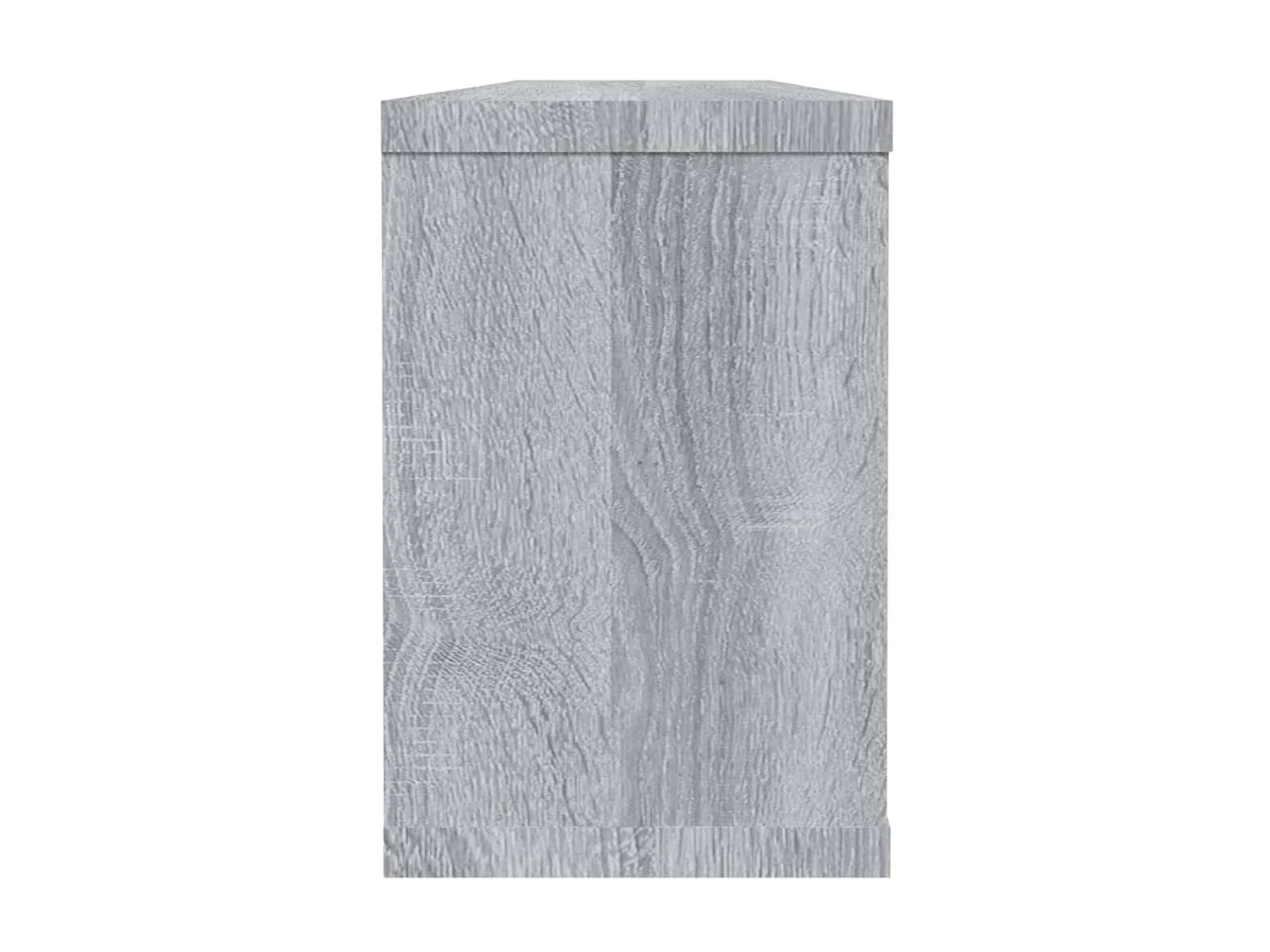 Estantes cúbicos de pared 4 uds madera gris Sonoma 60x15x23 cm ES810149