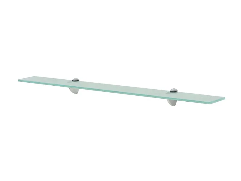 Prateleira flutuante vidro 80x20 cm 8 mm PT408582