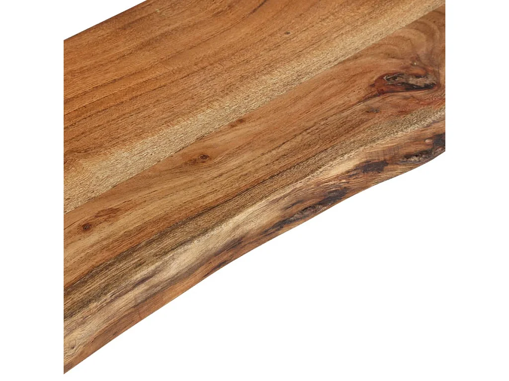 Étagères murales 2 pcs 90x20x18 cm Bois d'acacia massif OFR31103 BonneVie Meuble