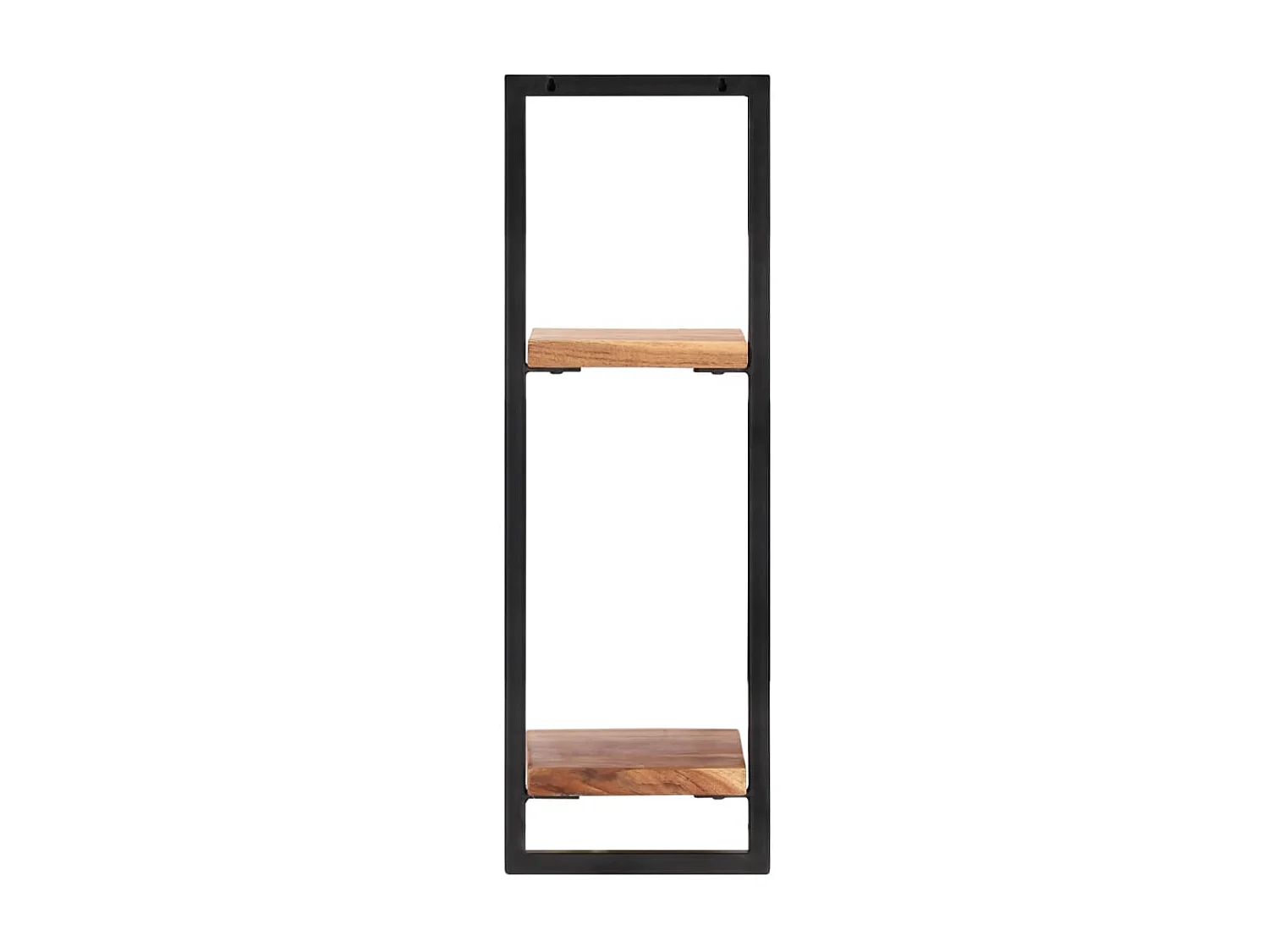 Étagères murales 2 pcs 25x25x75 cm Bois d'acacia et acier OFR46902 BonneVie Meuble