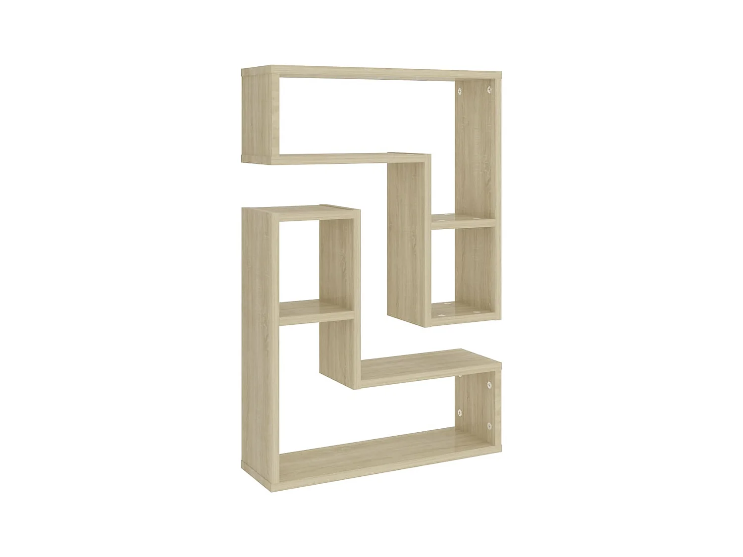 Étagères murales 2 pcs Chêne sonoma 50x15x50 cm Aggloméré OFR62494 BonneVie Meuble