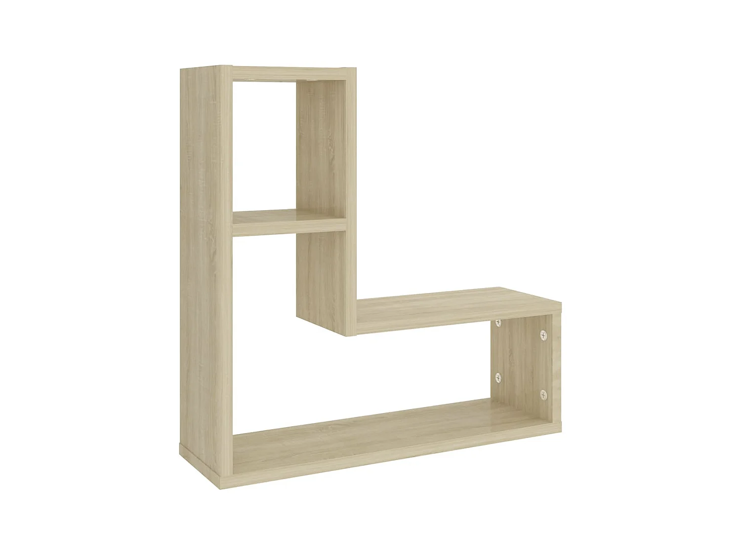 Étagères murales 2 pcs Chêne sonoma 50x15x50 cm Aggloméré OFR62494 BonneVie Meuble