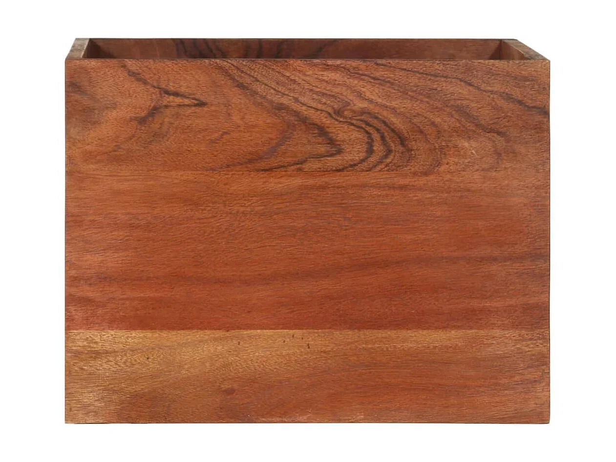 Étagère murale 40x30x40 cm Bois d'acacia solide OFR15654 BonneVie Meuble