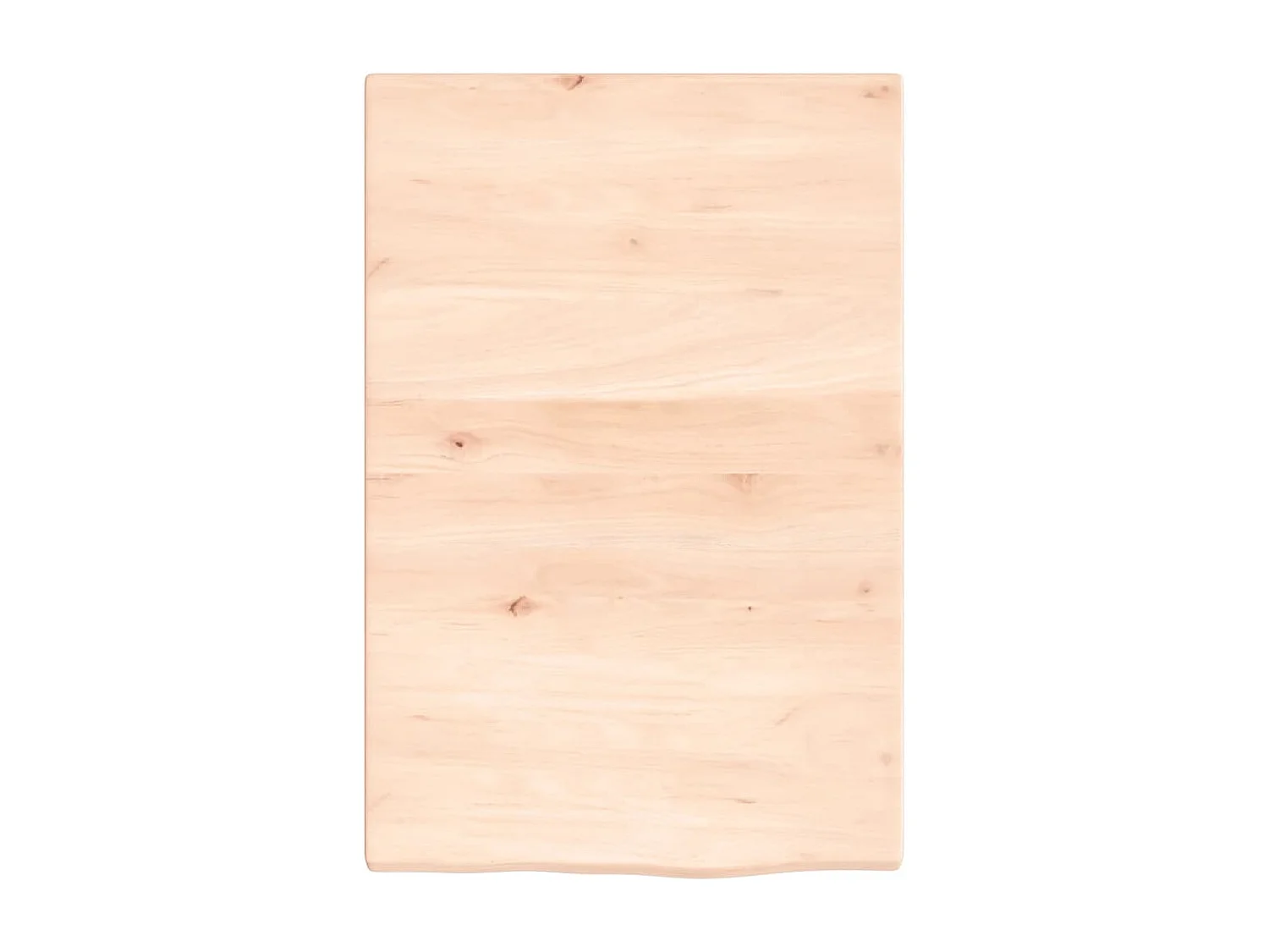 Étagère murale 40x60x2 cm bois de chêne massif non traité OFR49615 BonneVie Meuble