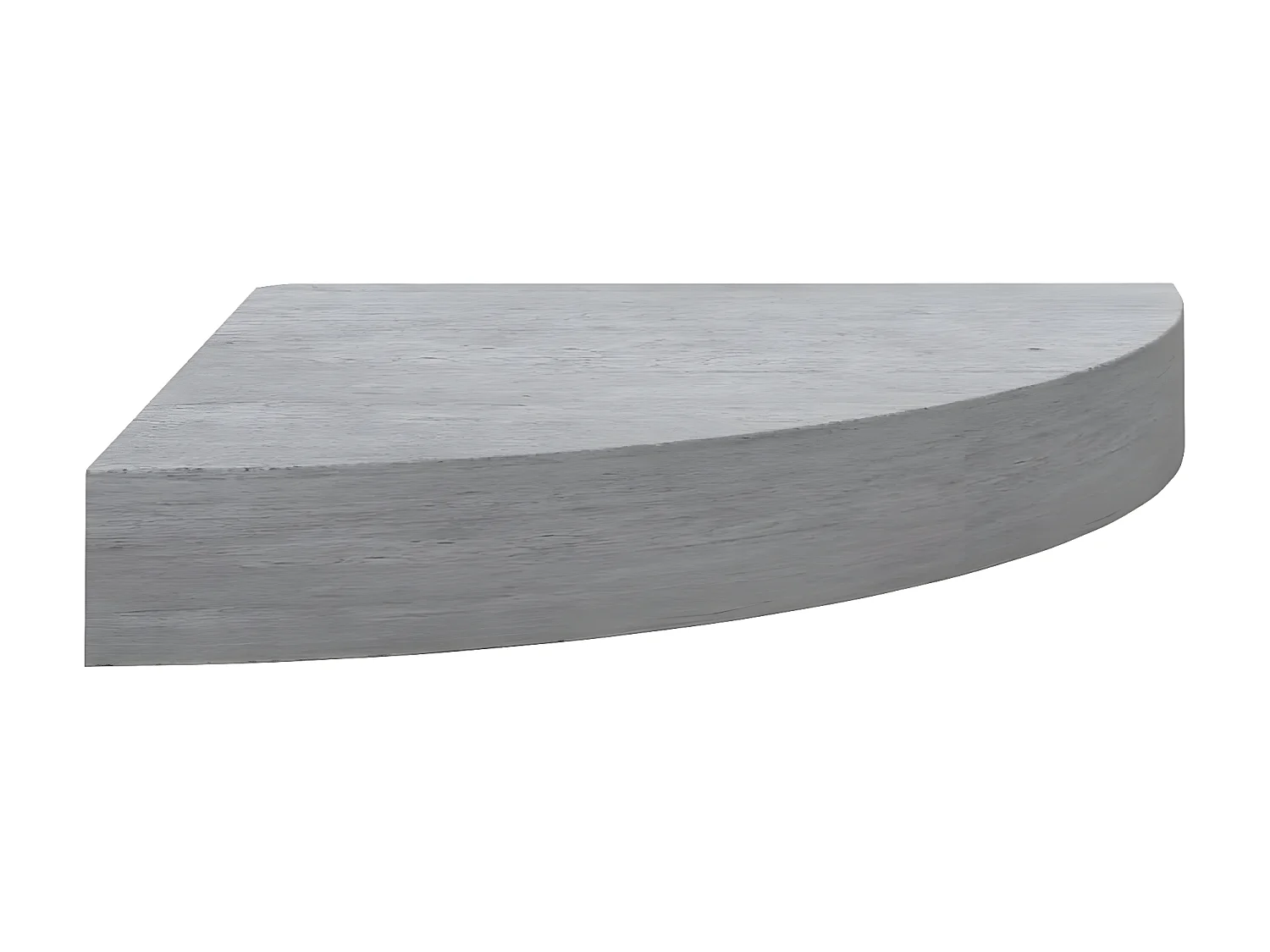 Prateleiras canto parede 4 pcs 35x35x3,8cm MDF cinzento cimento PT918955