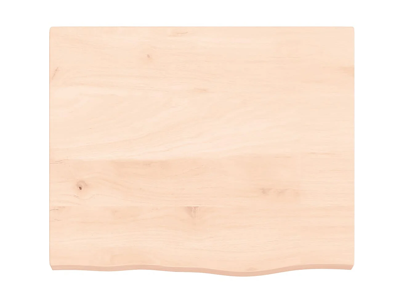 Étagère murale 60x50x(2-4) cm bois de chêne massif non traité OFR90725 BonneVie Meuble