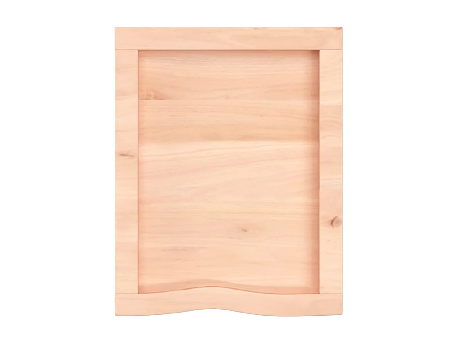 Étagère murale 40x50x(2-6) cm bois de chêne massif non traité OFR79897 BonneVie Meuble