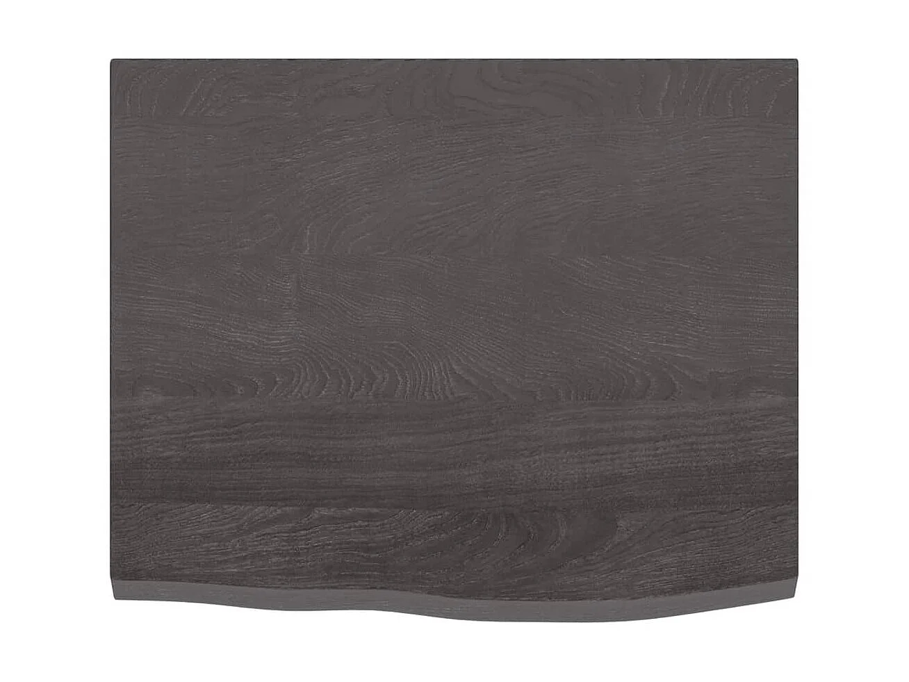 Estante de pared madera roble tratada marrón oscuro 60x50x2 cm ES73848