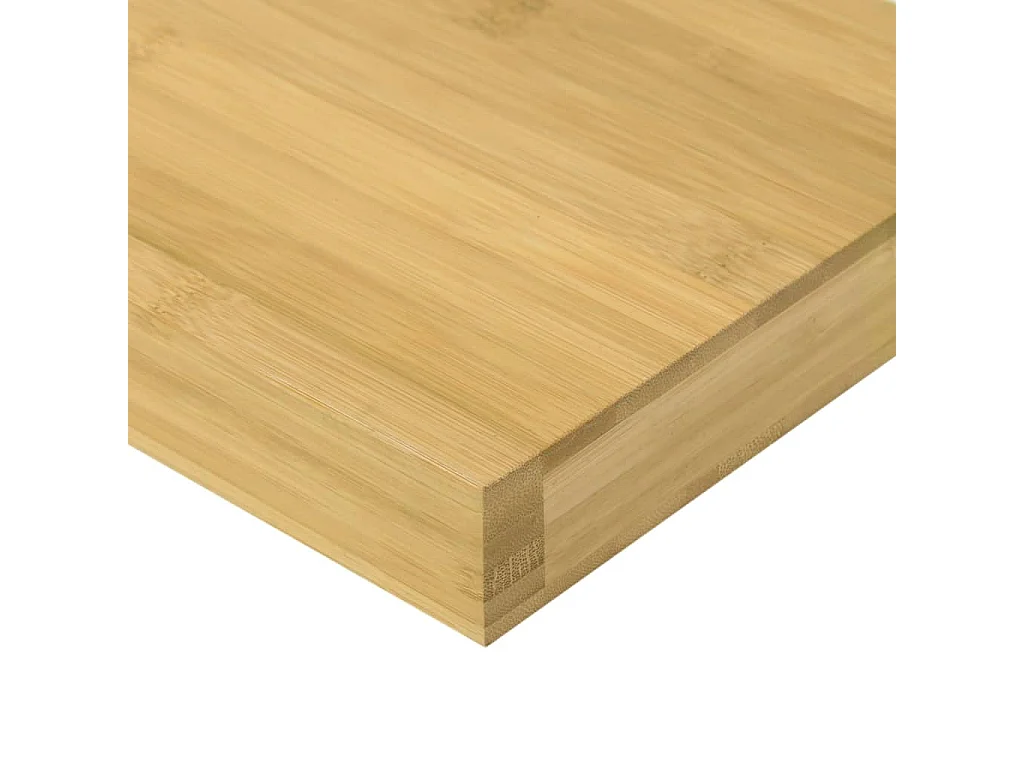 Étagère murale 40x20x4 cm bambou OFR92502 BonneVie Meuble