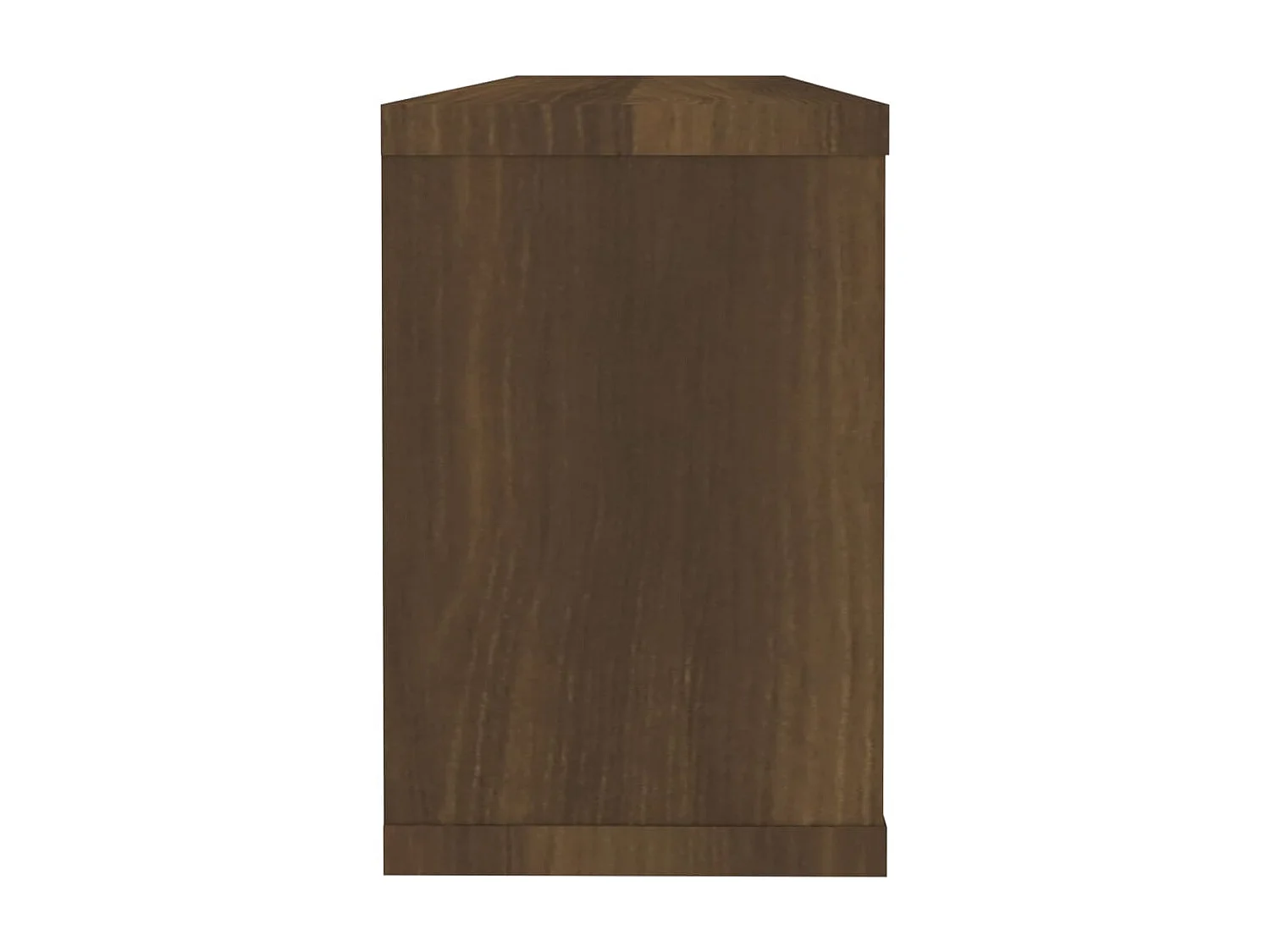 Estantes cúbicos de pared 2 uds madera roble marrón 60x15x23 cm ES977351